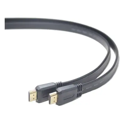 Gembird Kabel HDMI-HDMI v2.0 3D TV High Speed Ethernet 1M płaski (pozłacane końcówki)