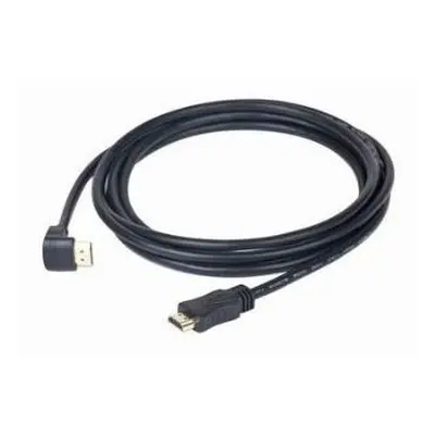 Gembird Kabel HDMI-HDMI v2.0 3D TV High Speed Ethernet 1.8M kątowy 90'' (pozłacane końcówki)