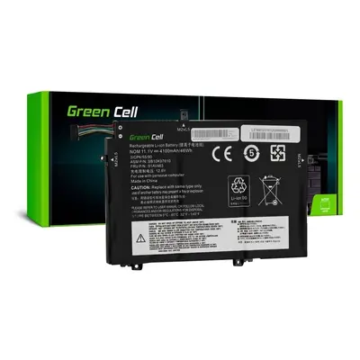 Green Cell Bateria L17L3P52 11,1V 4100mAh do Lenovo ThinkPad L480 L580 L14