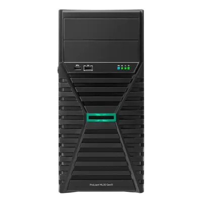 HPE ProLiant ML30 Gen11 Intel Xeon E-2414 2.6GHz 4c 1P 32GB-DR 4LFF-NHP VROC 2x1TB SATA HDD 350W