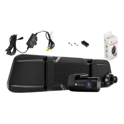 Zestaw Wideorejestrator lusterko wsteczne Navitel MR750 Smart 2 kamery przód + tył +smartbox Nav