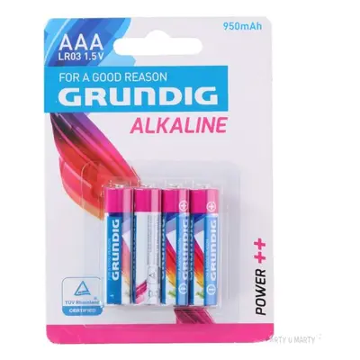 Bateria "AAA Grundig Alkaline", 4 szt