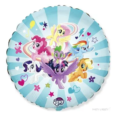 Balon foliowy "My Little Pony - Drużyna ", Flexmetal, 18", RND