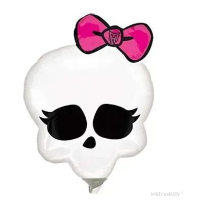 Balon foliowy "Monster High Skull", Amscan, 14", SHP