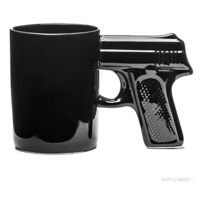 Kubek "Pistolet", czarny, 500 ml, GM