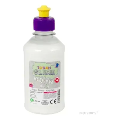 Klej PVA "Slime", biały, Tuban, 250 ml