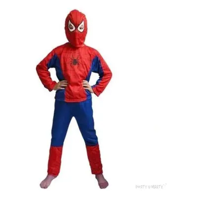 Strój dla dzieci "Spiderman - Człowiek pająk", PartyTino, rozm. 134/140 cm