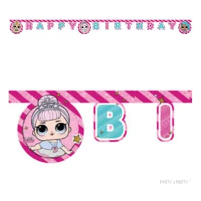 Baner "Lol Surprise- Happy Birthday", PROCOS, 210 cm