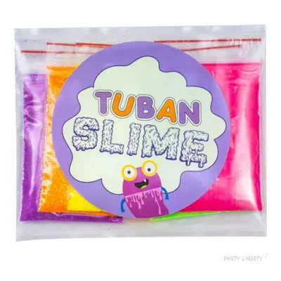 Pyłki neonowe "Slime", mix 5 kolorów, Tuban, 5x5g