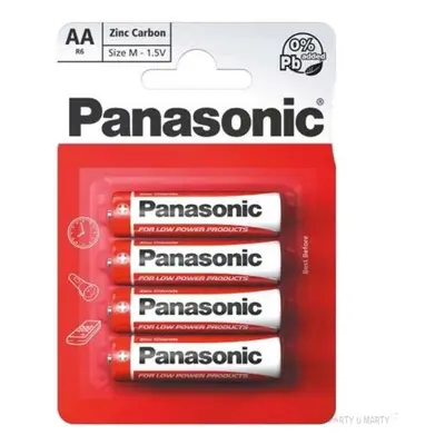 Bateria "AA Panasonic Red", 4 szt