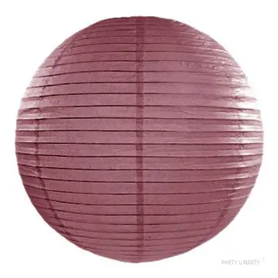 Lampion papierowy "Classic", marsala, PartyDeco, 20 cm