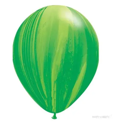 Balony "Agat", zielony pastel, QUALATEX, 11", 25 szt