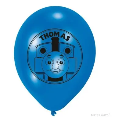 Balony lateksowe "Tomek i przyjaciele", niebieskie, 10", 6 szt