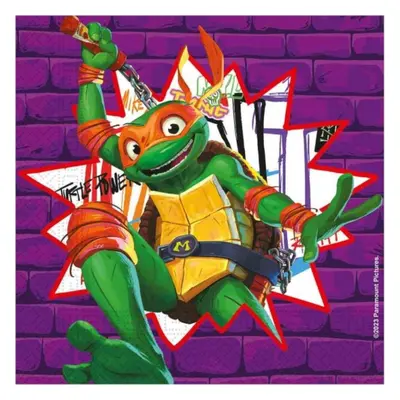 Serwetki papierowe "Wojownicze Żółwie Ninja - TMNT, Procos, 33 cm, 20 szt