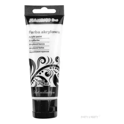 Farba akrylowa "Art collection", biały tytanowy, Flamingo, 75ml