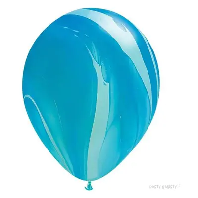 Balony "Agat", niebieski pastel, QUALATEX, 11", 25 szt