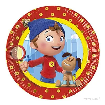 Talerzyki papierowe "Noddy w Krainie Zabawek", PROCOS, 23 cm, 8 szt