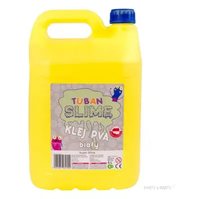 Klej PVA "Slime", biały, Tuban, 5000 ml