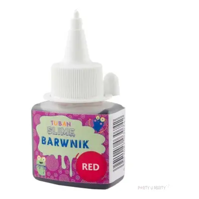 Barwnik "Slime", czerwony, Tuban, 35 ml