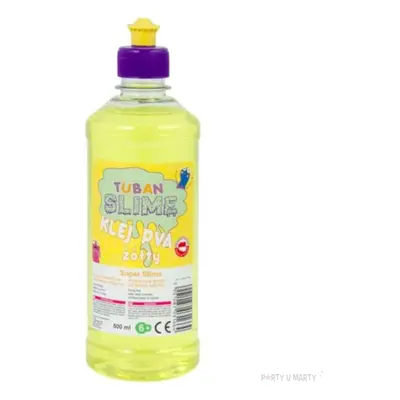 Klej PVA "Slime", żółty, Tuban, 500 ml