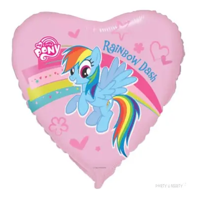 Balon foliowy "Rainbow Dash", Flexmetal, 18", HRT