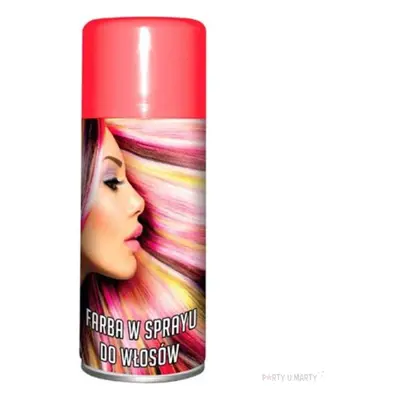 Farba do włosów w sprayu "Glitter", czerwony, Aliga, 175 ml