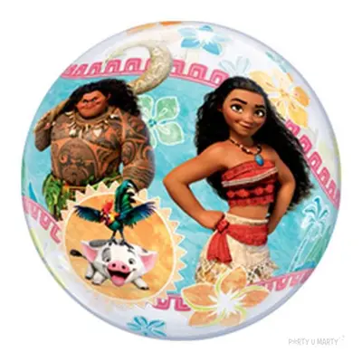 Balon foliowy "Vaiana", Qualatex Bubbles, 22", ORB