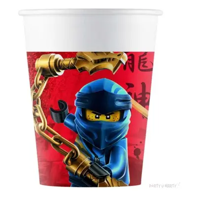 Kubeczki papierowe "Lego Ninjago", Procos, 200 ml, 8 szt