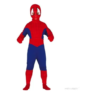 Strój dla dzieci "Spiderman - Człowiek pająk", Guirca, rozm. 110/116 cm