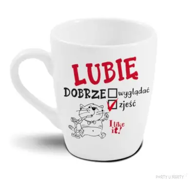 Kubek "Lubię dobrze zjeść", BGtech, 300 ml