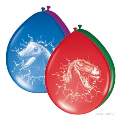 Balony "Dinozaury", Folat, 12", 6 szt