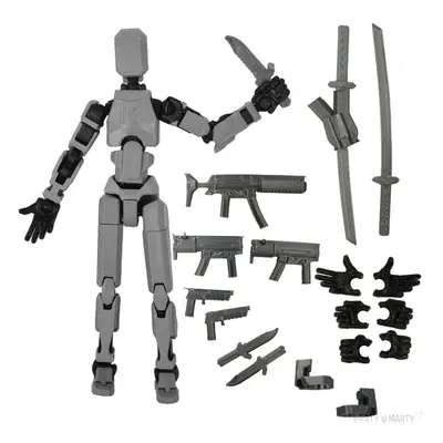 Figurka kolekcjonerska "Mini Legenda", srebrny, 14 cm