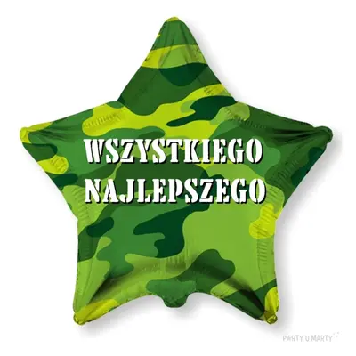 Balon foliowy "Moro - Wszystkiego Najlepszego", 18", STR