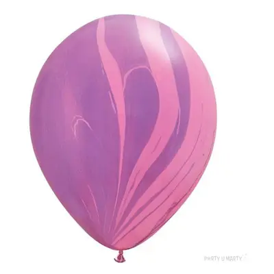 Balony "Agat", różowy pastel, QUALATEX, 11", 25 szt
