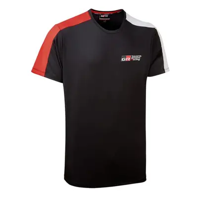 Koszulka T-shirt męska Lifestyle czarna Toyota Gazoo Racing