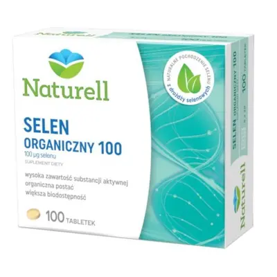 Naturell Selen organiczny 100, 100 tabletek