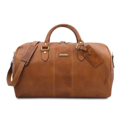 Tuscany Leather Lisboa - skórzana torba podróżna duffle - rozmiar L , kolor natural TL141657