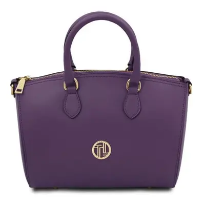 Tuscany Leather Layla - skórzana torba typu duffle, kolor purpurowy TL142399