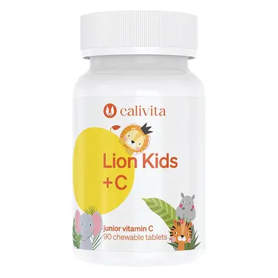 Lion Kids C 90 tabletek Calivita - Witamina C dla dzieci