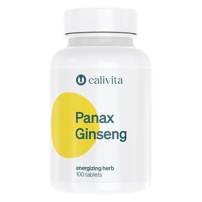 Panax Ginseng 100 tabletek Calivita - Żeń-szeń na witalność