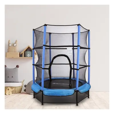 Trampolina 140cm z siatką ochronną - dla dzieci 3-6 lat - do domu i ogrodu