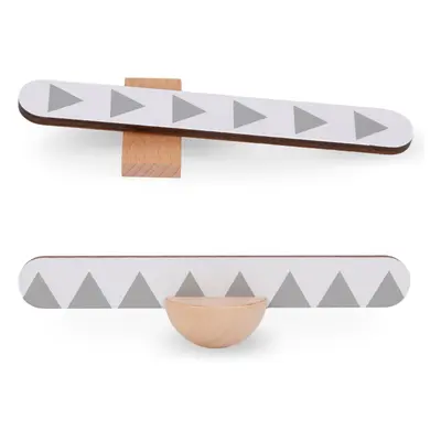 Drewniane klocki domino - tor przeszkód - 48 elementów