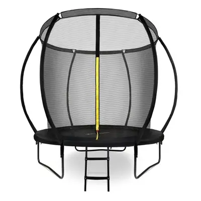 Trampolina ogrodowa dla dzieci HyperMotion - 244 cm 8FT - z drabinką i siatką wewnętrzną - do do