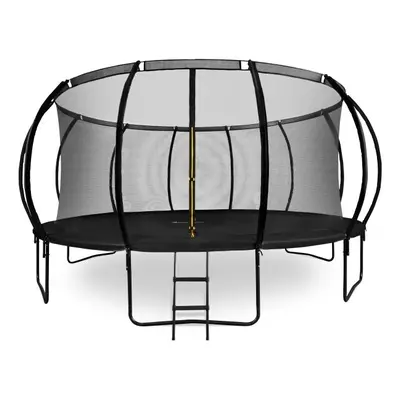 Trampolina ogrodowa XXXXL dla dzieci HyperMotion - 487 cm 16FT - z drabinką i siatką wewnętrzną 