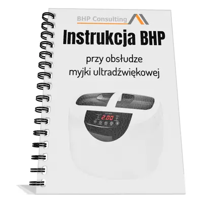 Instrukcja BHP przy obsłudze myjki ultradźwiękowej