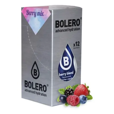 Bolero 9g 12szt Berry Mix. Zestaw smaków jagodowych. Napój w proszku