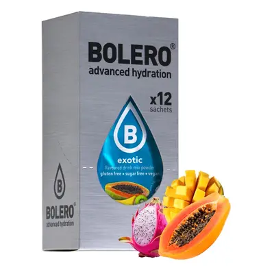 Bolero 9g 12szt Exotic Mix. Zestaw smaków egzotycznych . Napój w proszku