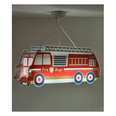 Lampa sufitowa STRAŻ POŻARNA FIRE TRUCK wisząca