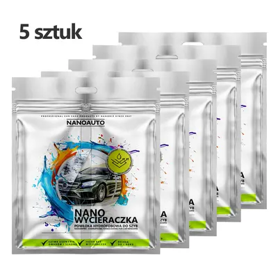 NANOAUTO NANOWYCIERACZKA powłoka hydrofobowa w saszetce 5 x saszetka 12ml/12ml