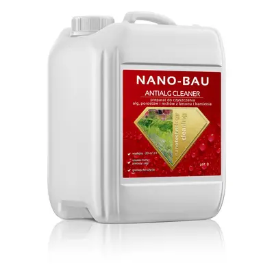 NANO-BAU ANTIALG CLEANER preparat do usuwania zielonych wykwitów - 5L